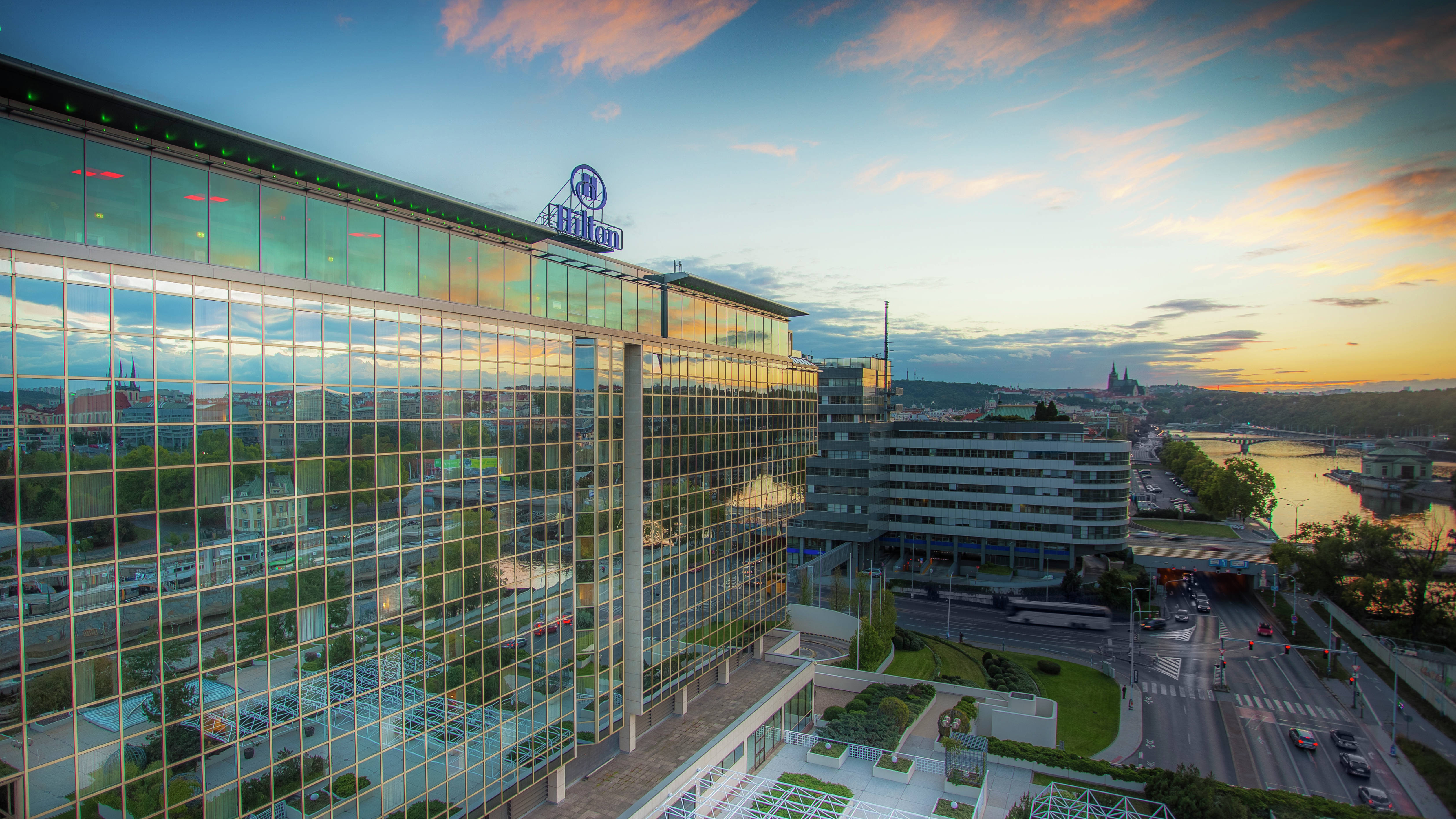 hilton prague hotel ex atrium